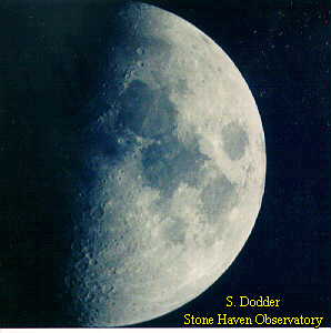 Half moon,
taken 2/23/99