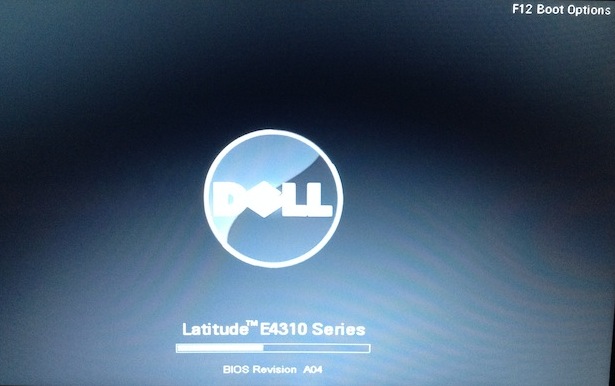 Dell boot screen