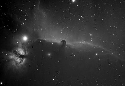 Horsehead and Flame Nebulas by Duncan Kitchin