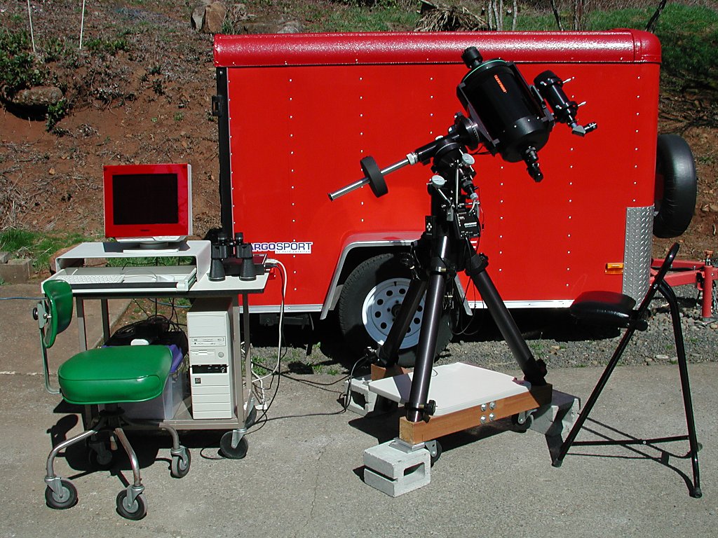 Fastar imaging on the driveway