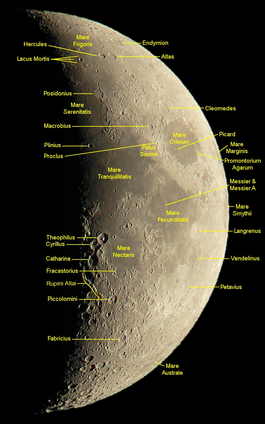 6 Days 0 Hours Old Moon