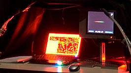 Spectrum on monitor