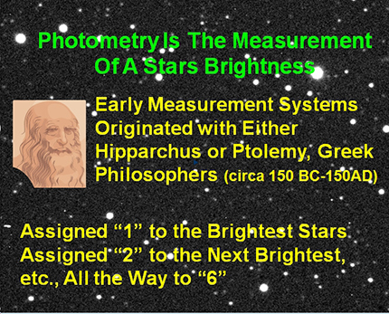 Differential Photometry by Tim Crawford