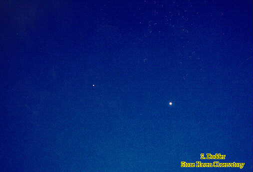 Venus and Saturn conjunction