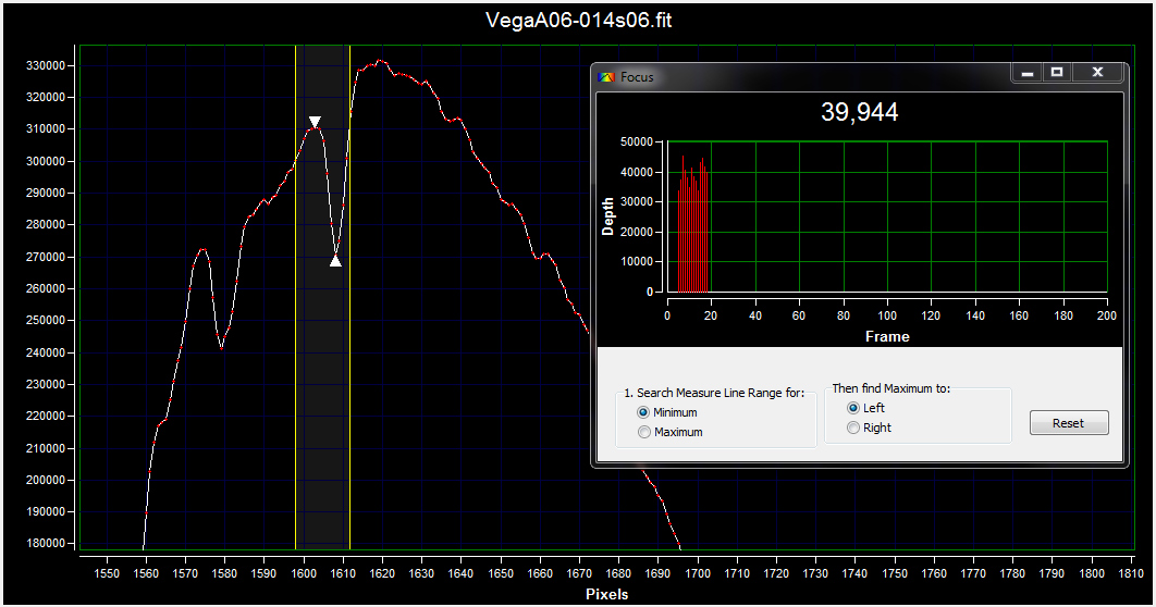 RSpec measuring H-beta absorption line.