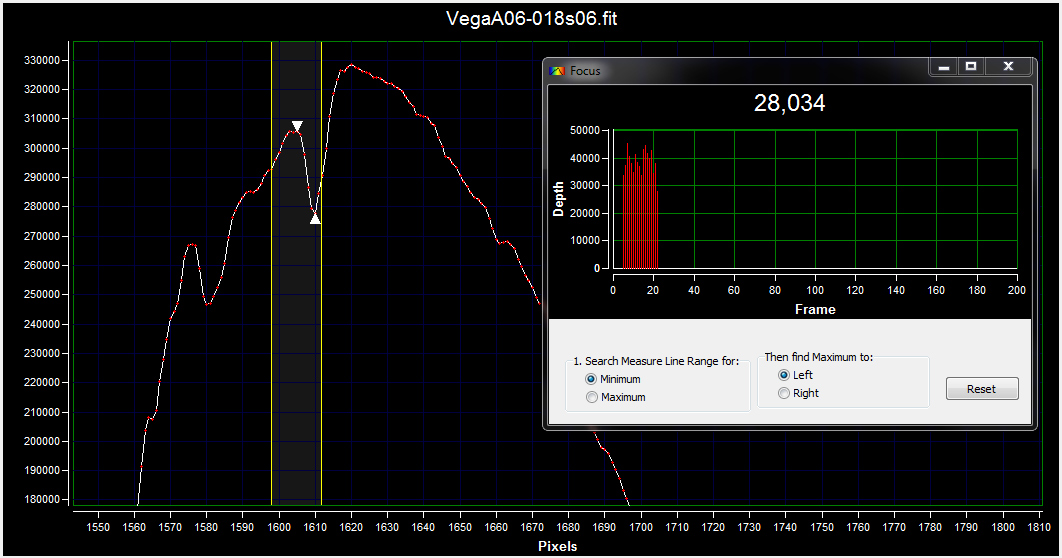 RSpec measuring H-beta absorption line.