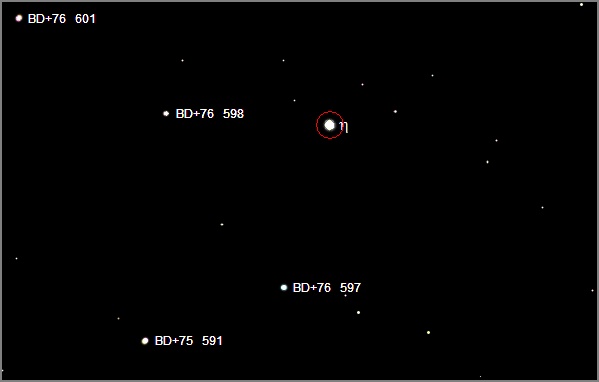 Sky Charts 2.76c Star Identification