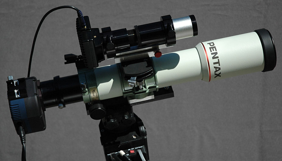 QSI 520wsci CCD Camera and Pentax 75 mm refractor