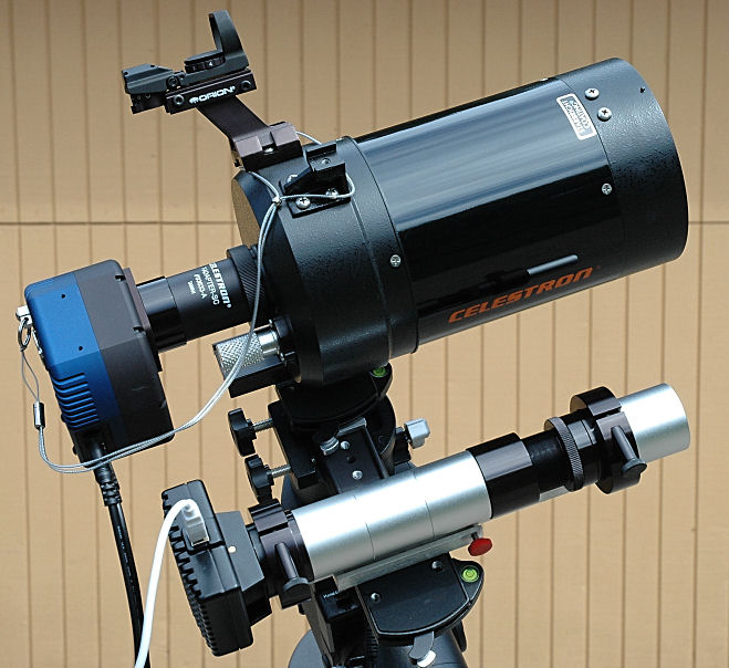 QSI 532ws-M1 CCD Camera on Celestron C5 Schmidt-Cassegrain