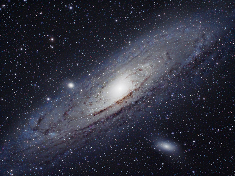 Messier M31, M32 and M110 Galaxies