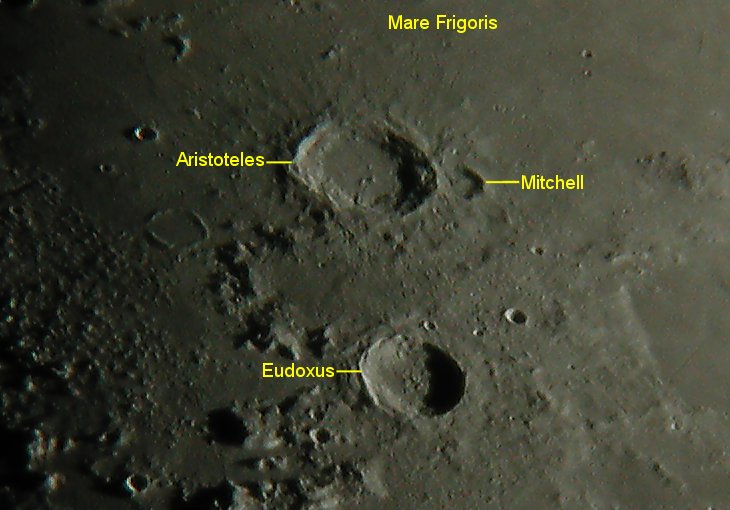 Aristoteles and Eudoxus Craters