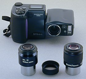 Nikon Coolpix 990 Digital Camera with Orion Argonaut™ 150mm