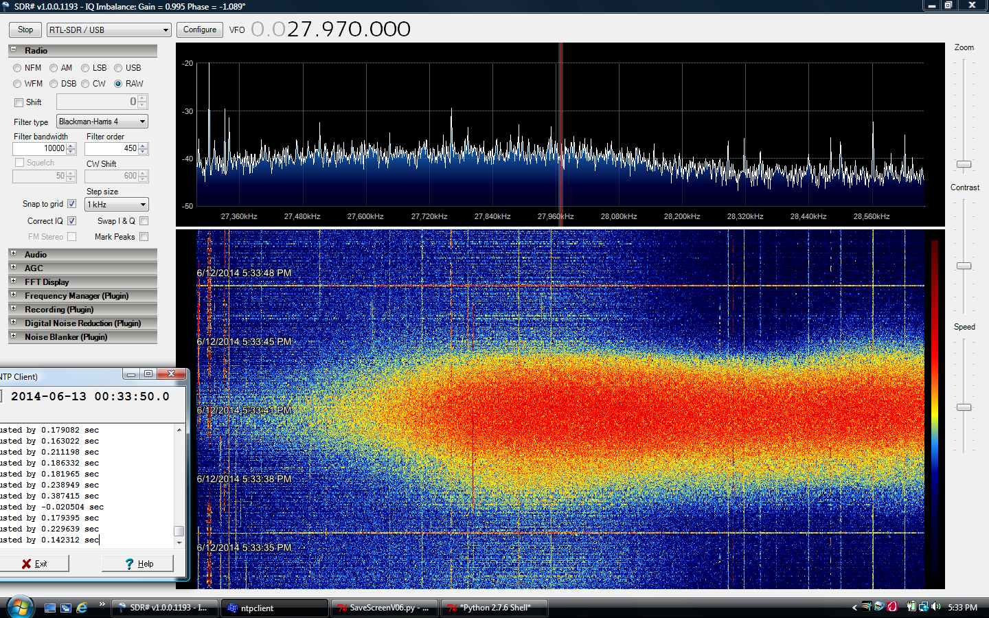 Sun radio emissions