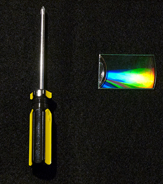 Screwdriver and CD