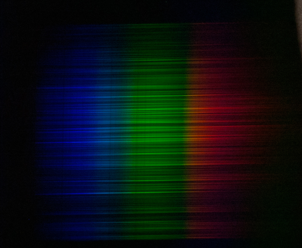 Simple Sewing Needle Spectroscope