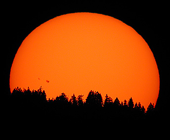 Sunset with Nikon Coolpix 990