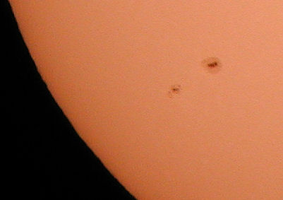 Sunspot 905 with Nikon Coolpix 990