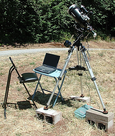 PCVC740K ToUcam Camera on telescope
